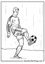 The kick off is so exciting! Football Coloring Pages Updated 2021