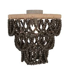 Check out these gorgeous flush mount chandeliers at dhgate canada online stores, and buy flush mount chandeliers at ridiculously affordable prices. Wood Bead Metal Semi Flush Light Brown 3r Studios Target