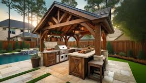 Backyard Covered Outdoor Kitchen Ideas