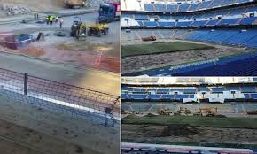 Follow real madrid cf football progress in the la liga, copa del ray and the uefa champions league here. Opmerkelijke Beelden Bernabeu Ziet Er Momenteel Onherkenbaar Uit Buitenlands Voetbal Ad Nl