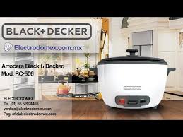 Black And Decker Rice Cooker Manual Rc506 Black Decker Arrocera Rc506 Youtube