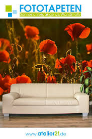 Blumenmotiv Fototapete Sg Mohnblumen Wandbilder Wandgestaltung Homedesign In 2020 Fototapete Tapeten Tapeten Kaufen