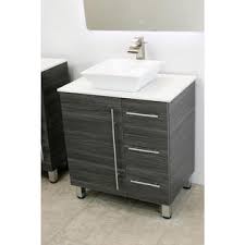 bathroom vanity single vessel sink set