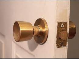 A paperclip or small pin. How To Remove Old Door Knob Without Visible Screws Youtube