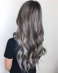 60 Shades Of Grey Silver And White Highlights For Eternal Youth Gray Balayage Balayage Hair Grey Grey Ombre Hair