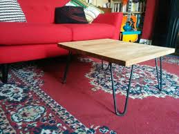 Built A Coffee Table For The Drawing Room It S Made From Perfectly Sized Leftover Ikea Hammarp Oak Workto Coffee Table Build A Coffee Table Small Living Rooms