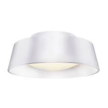 These can be used in homely as well as professional settings as all sorts of models and designs are available. Canarm Adira Flush Mount Ceiling Light Integrated Led 22 W 14 In Metal Acrylic White Lfm177a14wh Reno Depot