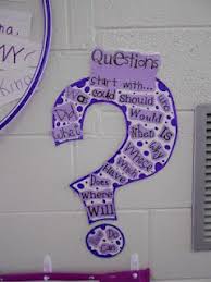 Kids Use The Question Mark Poster To Help Them Write Their