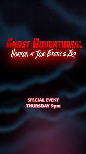 Travel Channel Ghost Adventures Horror At Joe Exotic Zoo Facebook