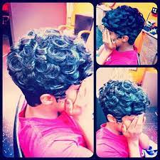 Pin Curl Short Crop Cute Hairstyles For Short Hair Hair Styles Haute Hair