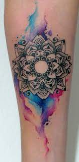 Mandala Tattoo Watercolor Hledat Googlem Tattoos Mandala Tattoo Meaning Tattoo Designs