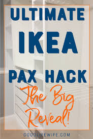 The Ultimate Ikea Pax Wardrobe Hack I Used Ikea Pax To Make Custom Built Ins For My Master Closet And The Results Are Ikea Pax Ikea Pax Wardrobe Ikea Pax Hack
