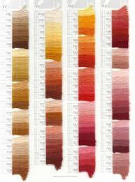 63 paradigmatic needlepoint yarn color chart