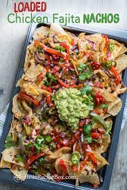 Easy Loaded Chicken Fajita Nachos Recipe Best Recipe Box Recipe Chicken Fajita Nachos Recipe Fajita Nachos Recipe Fajitas