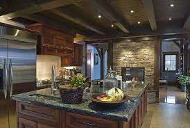 Check spelling or type a new query. Kitchen With Stain Grade Ceiling Stone Fireplace Kitchen Island Flickr Photo Sharing Dark Kitchen Stylish Kitchen Island Luxury Kitchen Design