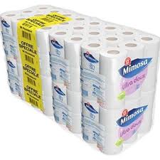 Promo Leclerc 96 Rouleaux De Papier Toilette Mimosa A 10 85