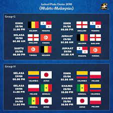Piala dunia adalah kejohanan bolasepak anjuran persatuan bolasepak antarabangsa (fifa) yang diadakan setiap. Jadual Piala Dunia Russia 2018 Dan Siaran Di Rtm 1 Dan Astro Go Ben Ashaari