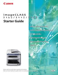 The canon mf3010 drivers and software shared only support for windows 10 the free scanner driver canon imageclass mf3010 has a black design and a shiny surfaced control board. Canon Imageclass D460 User Manual Manualzz