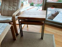 Klassy Butcherblock Tops For Klubbo Tables Ikea Hackers Home Decor Living Room Diy Butcher Block Tables