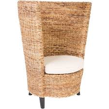 Pre Owned Wicker Accent Chair 2 720 Sar Liked On Polyvore Featuring Home Furniture Chairs Accent Chairs Brown Second Ha Accent Chairs Wicker Furniture