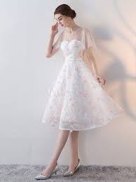 White Cocktail Dresses Lace Flowers Applique Butterfly Sleeve Bow Sash Short Homecoming Dress White Cocktail Dress Homecoming Dresses Short Cocktail Dress Lace