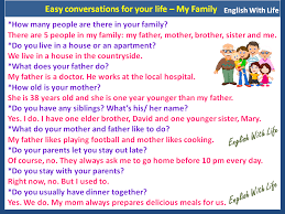 Phrases Easy Conversations For Your Life My Family English Phrases Learn English English Language Learning