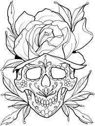Sugar Skull Tattoo Coloring Book Dover Publications Tattoo Coloring Book Skull Coloring Pages Sugar Skull Tattoos
