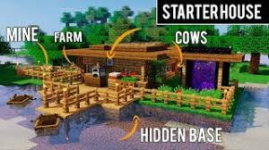 The tutorial video showcases how to create the home, how to decorate it to make it a there is even a small pool in front of one of the windows. Minecraft Starter House Tutorial How To Build A Small House In Minecraft 2018 Youtube