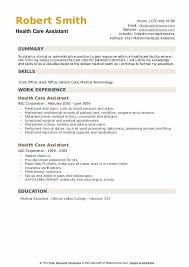 health care assistant resume samples qwikresume