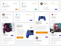 In others, the cutout actually features on a card sleeve that the contrasting colored card is inside of, allowing not only a protective layer, but a cheeky sneak peak. Card Ui Design By Chouaib Belagoun On Dribbble