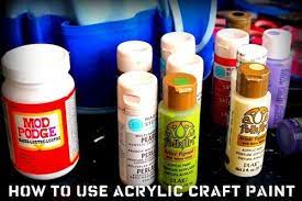 Craft Paint 101 My Top Tips For Using Acrylic Paint Acrylic Craft Paint Acrylic Painting Diy Acrylic Painting Techniques