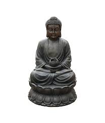 Vintage red buddha figure miniature 1 3/4 tall,good conditions. Dehner Polyresin Gartenbrunnen Buddha Ca B49 5 H80 5 T49 5 Cm Dehner