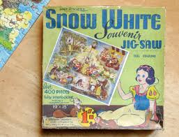 Snow white and the seven dwarfs is the fourth installment in the series, and it features a colorful new collection of logic puzzles to solve while following the story of snow white. Puzzle Snow White The 7 Dwarfs Walt Disney 1938 William Elils Toys And Games