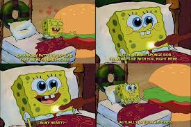 Fear Of A Patty Spongebob Cartoon Dry Humor