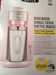 Image pink keurig coffee maker mini. Bella Coffee Maker Single Serve