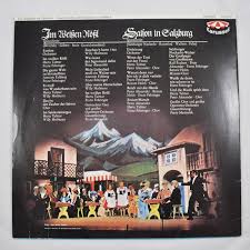Obwohl die operette saison in salzburg beim publikum großen anklang findet, wird sie vom spielplan genommen. Lp In White Rossl Saison In Salzburg Karussell 635173 Cross Sections Ebay