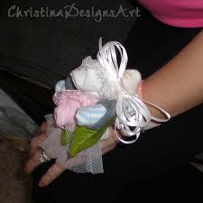 If you want to try to make your own baby shower corsage, there are few things you should take into consideration. Diy Sock Corsage Christina Designs Art