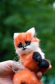 Pocket Fox Forest Animals Fantasy Creatures Pets Toys From Etsy In 2021 Realistic Stuffed Animals Animals Fantasy Creatures