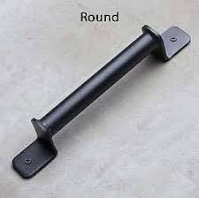 Commercial door hardware is used for securing doors, storage areas and warehouses. Historic Houseparts Inc Barn Door And Industrial Door Hardware Round Barn Door Handle Black