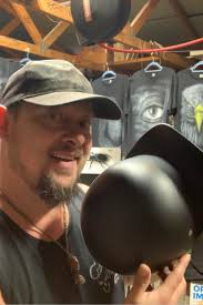 Amazon employee decorated work helmet