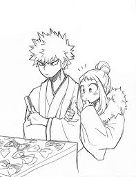 Teach your child how to identify colors and numbers and stay within the lines. Ochako Uraraka Coloring Pages Free Coloring Pages