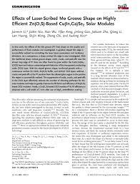 Show more on imdbpro ». Pdf Effects Of Laser Scribed Mo Groove Shape On Highly Efficient Zn O S Based Cu In Ga Se 2 Solar Modules