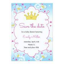 Princess Butterfly Baby Shower Save The Date Zazzle Com Sprinkle Baby Shower Invitations Birthday Invitations Birthday Invitations Girl
