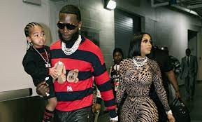 GUCCI MANE AND KEYSHIA KA'OIR HAVE A FAMILY FUN NIGHT AT HAWKS GAME