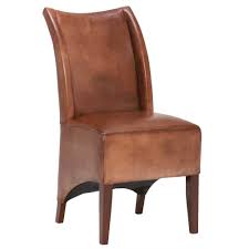 Acme 10039 chateau de ville cherry wood arm chair set of 2. Blythe Vintage Leather Chair Brown Dining Chairs Dining Room