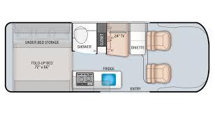 Introducing New Class B Rv Floor Plans By Thor Motor Coach In 2020 Rv Floor Plans Class B Rv Floor Plans
