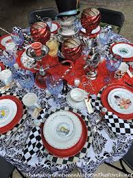 When she's big, she cries a pool of tears. We Re All Quite Mad Here An Alice In Wonderland Mad Hatter Party Mad Hatter Party Mad Hatter Tea Party Alice In Wonderland Table Setting