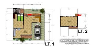Contoh analisa untuk pemasangan bata merah sebagai berikut : Ukuran Pondasi Cakar Ayam Rumah 2 Lantai Home Desaign