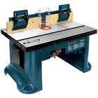 27-inch x 18-inch Bench Router Table Top with Vacuum Hose Port and Easy Click Router    RA1181 Bosch