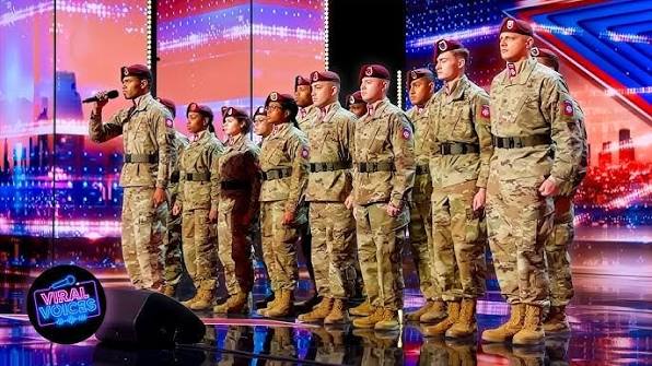 82nd Airborne Military Choir Dedicate Song To Fallen Soldier On America's  Got Talent - YouTube